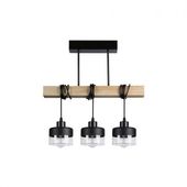 OPRAWA WISZĄCA STARK STAL DREWNO 50W CZARNY DĄB