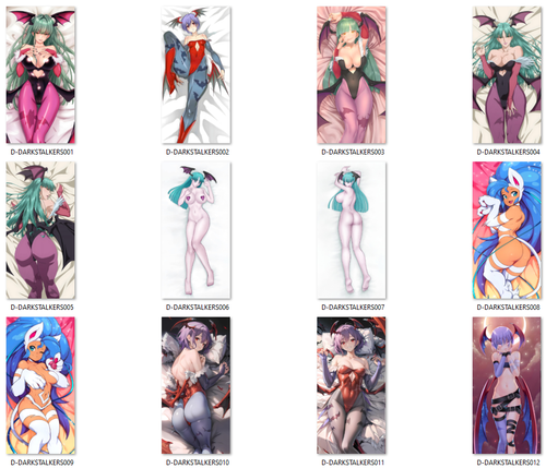 Dakimakura Darkstalkers DO WYBORU 60x30 na Arena.pl