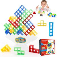 ZABAWKA BALANSUJĄCA ZABAWEK UKŁADANIA ZABAWKA LOGICZNA ZESTAW ZABAWEK 64SZT