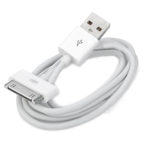 KABEL PRZEWÓD ŁADOWARKA USB DO IPHONE 4 4s IPOD IPAD 1 2 3 dł.1m na Arena.pl