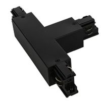 T-ŁĄCZNIK szynoprzewodu uziemienie zewnętrzne HT4-J03-I/BK Italux do 3-fazowej szyny natynkowej 230V czarny