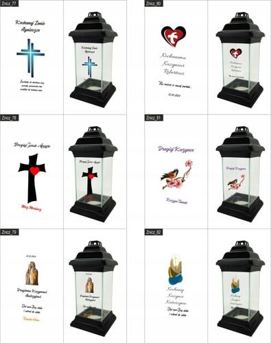 ZNICZ LAMPION WIELKANOCNY z nadrukiem dla ŻONY na Arena.pl