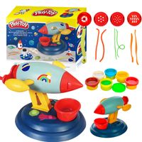 Rakieta Kosmiczna ciastolina kolorowa masa plastyczna PREZENT dla Chłopca