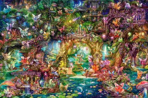 Puzzle 4000 Magiczny świat baśni na Arena.pl