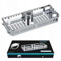 Półka pod prysznic montaż bez wiercenia WODOODPORNA TRWAŁA LEKKA na drążek