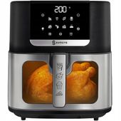 FRYTKOWNICA BEZTŁUSZCZOWA AIR FRYER 8L FRYTOWNICA PIEKARNIK DUŻA MISA