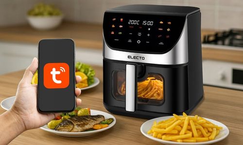 AIR FRYER FRYTKOWNICA BEZTŁUSZCZOWA DUŻA 8L 2000W APLIKACJA WIFI NA na Arena.pl