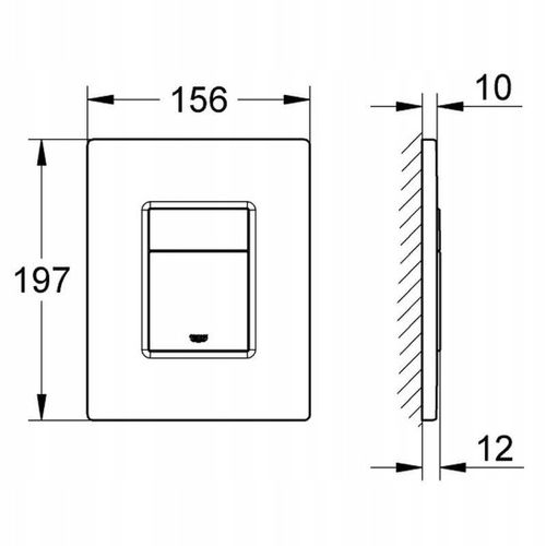 Przycisk spłukujący Grohe SkateCosmopolitan czarny 38732KF0 na Arena.pl