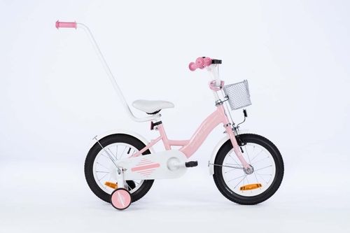 rower rowerek dla dziewczynki TOMABIKE 14 cali model 2025 prowadnik M na Arena.pl