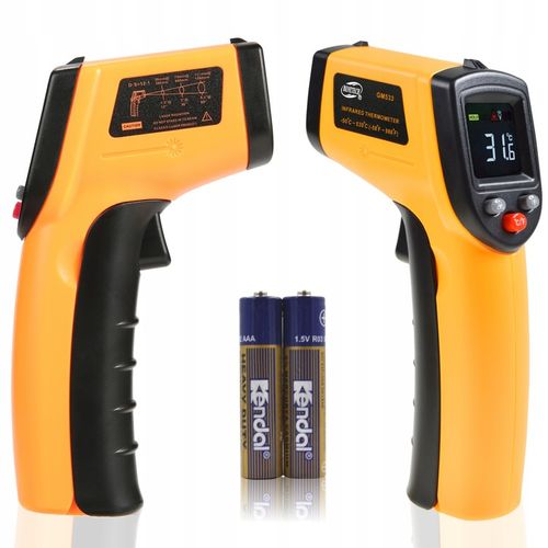 PIROMETR TERMOMETR LASEROWY BEZDOTYKOWY MIERNIK TEMPERATURY -50 +530 st.C na Arena.pl