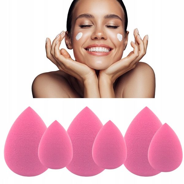 Gąbki Gąbka Do Makijażu Zestaw Make-up Puszek Trójkąt Gąbeczka Blender 12el zdjęcie 4