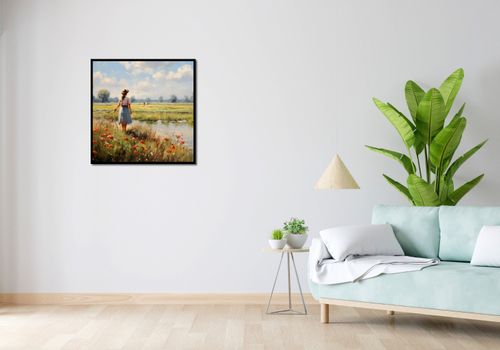 Plakat 70x70cm Wiejski Spokój na Arena.pl