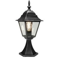 LATARNIA OGRODOWA szare srebro IP44 słupek 48cm swe