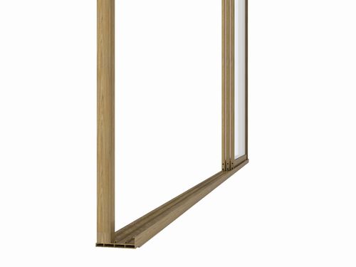 DRZWI PRZESUWNE SZKLANE LUXE 4M 370X238 CM KOLOR DREWNA na Arena.pl