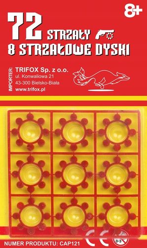 REWOLWER COWBOY PISTOLET NA KAPISZONY HUKOWY + NABOJE SPŁONKA 1152 STRZAŁY na Arena.pl