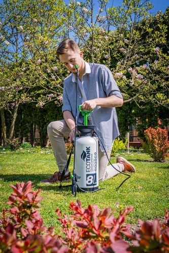 OPRYSKIWACZ CIŚNIENIOWY RĘCZNY DUŻY POJEMNOŚĆ 8L REGULACJA LANCA 98CM na Arena.pl