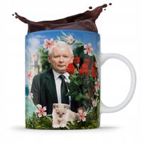 Kubek Full Print Prezesa Jarosław Kaczyński Pis Z Nadrukiem Ze Zdjęciem