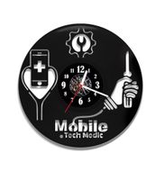 Zegar ścienny z płyty winylowej Serwis 137.2