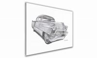OBRAZ NA SZKLE PROSTOKĄTNY - USA - Cadillac - 1950