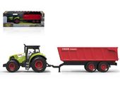 traktor z przyczepą 1:36 światło sżwięk 0602