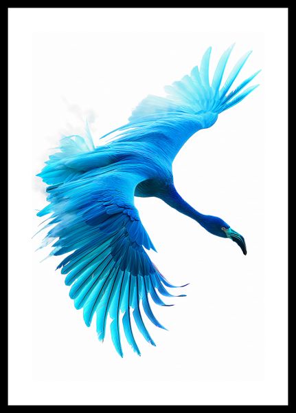 Plakat 30x45cm Błękitny Lot zdjęcie 3