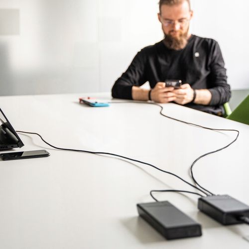 Zestaw 3x Kabel GC Ray USB - USB-C 120cm LED Quick Charge 3.0 na Arena.pl