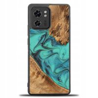 Etui Bewood Unique na Motorola Edge 40 - Turquoise