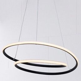 LAMPA wisząca MERIDIA 3257 Rabalux metalowa OPRAWA pierścienie LED 40W 3000K zwis biały czarny zdjęcie 4