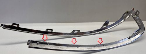 CHROM - RAMKA OBWÓDKA - LISTWA LAMPY - PRAWA - OPEL MOKKA II B 9835155180 na Arena.pl