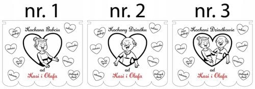 SŁODKA CHATKA PREZENT DLA NA DZIEŃ BABCI I DZIADKA domek na cukierki GRAWER na Arena.pl