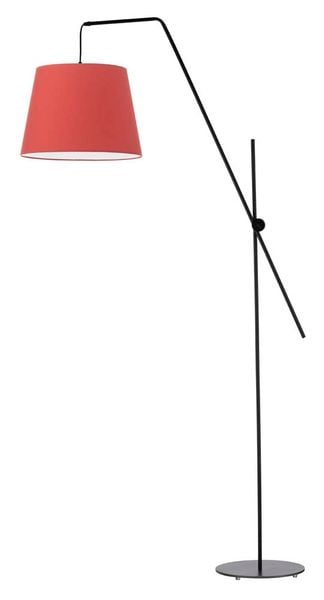 Czarna lampa stojąca na wysięgniku do czytania VIGO zdjęcie 4