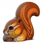 Wiewiórka Eugy. Eko Układanka Puzzle 3D