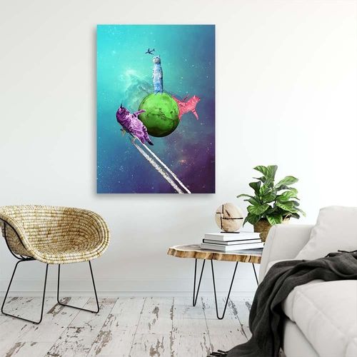 Deco Panel, Koty abstrakcja 70x100 na Arena.pl