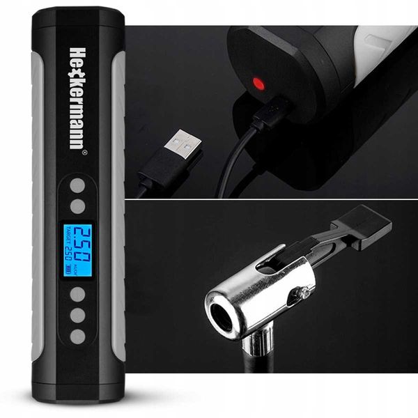 ELEKTRYCZNA POMPKA ROWEROWA KOMPRESOR DO ROWERU zdjęcie 9