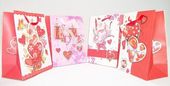 Torba papierowa serca 26 x 32 cm  12szt.    9039