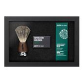 ZEW for men, Zestaw Gładki Golibroda ( Mydło do golenia, Pędzel do golenia, Balsam po goleniu)