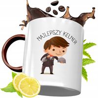Kubek Bordowy Dla Kelnera Na Urodziny Prezent Z Nadrukiem Ze Zdjęciem
