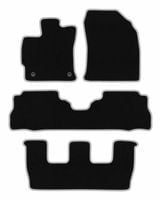 Dywaniki welurowe CARLUX-SILVER do Toyota Prius III Plus 7 os. 2011-