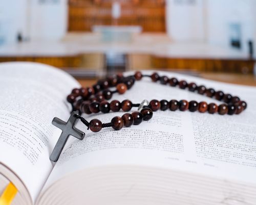 Różaniec z kamieni bawole oko RT-29 na Arena.pl