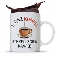 Kubek Prezent Dla Przyjaciela Strzeli Sobie Kawkę Z Nadrukiem Ze Zdjęciem