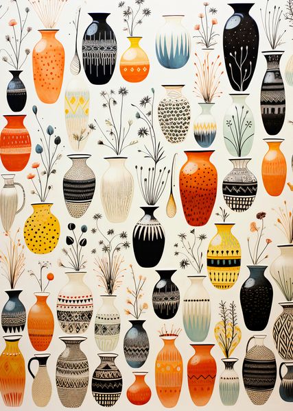 Plakat 64x90cm Symfonia Wazonów zdjęcie 1