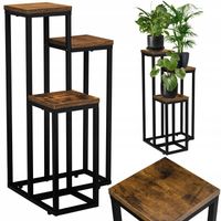 KWIETNIK STOJĄCY LOFT INDUSTRIAL STOJAK NA KWIATY ROŚLINY METALOWY 67