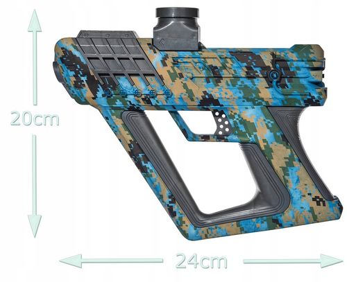 ELEKTYCZNY PISTOLET SURGE KULKI ŻELOWE WODE ORBEZZ 7-8 MM HYDROŻELOWE na Arena.pl