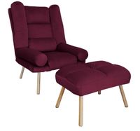 FOTEL TOKIO ROZKŁADANY Z PODNÓŻKIEM N. DĄB MG02