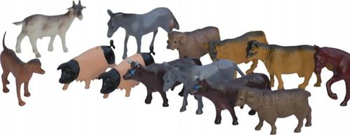 FARMA FIGURKI ZWIERZĘTA WIEŚ DUŻY ZESTAW W POJEMNIKU GOSPODARSKIE ZAGRODA M na Arena.pl