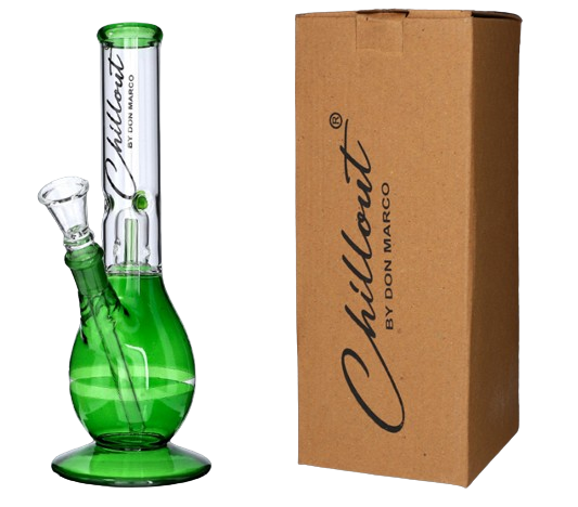 Bongo Szklane Fajka Wodna Bonio Wysokość 30 cm Zielona zdjęcie 1