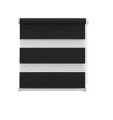 Roleta dzień noc zaciskowa bez wiercenia 60x150 cm czarna duo ClampFix