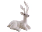 RENIFER OZDOBNY DEKORACJA NA STÓŁ JELONEK BIAŁY
