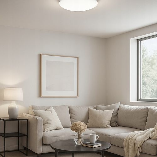 PLAFON LED LAMPA SUFITOWA PANEL 18W 4000K NATYNKOWY oprawa biały na Arena.pl