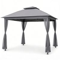 pawilon namiot campingowy ogrodowy składany moskitiera altana 3m x 3m